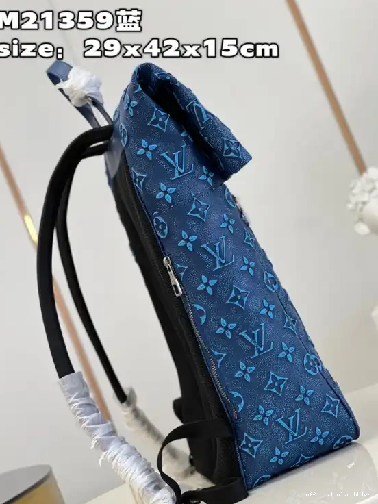 Official oldcobbler BACKPACK VUITTON TOP ROLL LOUIS 0524